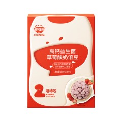 秋田满满 益生菌溶豆草莓味/黄桃味/混合莓味/原味18g*2(强化/DHA）可选下单备注口味