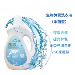 洗得宝 洗护清洁4件套A款（洗衣液2L+内衣洗衣露500ml+200ml+衣物消毒液1L）蓝色