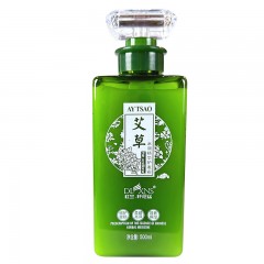 杜兰轩尼丝 艾草洗护沐三件套（方瓶水晶泵头 护发素500ml+沐浴露500ml+洗发水500ml）