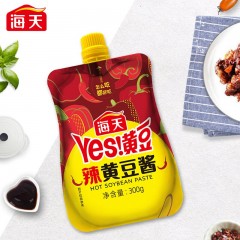 海天 辣黄豆酱2袋*300g