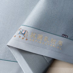 悠梦嘉居 YX-14009 简奢抗菌乳胶席三件套 180*200 冰川蓝（内蒙、新疆、西藏、青海、宁夏、甘肃运费另算）