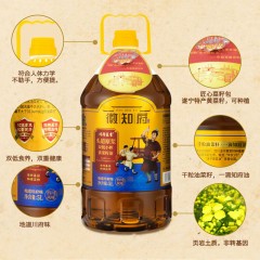 徽知府 头道原浆双低小榨黄菜籽油5L 6972720190078