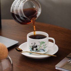 宏裕 熊猫咖啡杯JHY-CJ-138  6973861390747