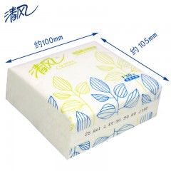 清风抽纸 擦手纸 2层130抽*96包 餐巾纸 抽纸 商务用 BR13A 16922266464437