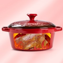 大膳房 中国红珐琅锅3.5L DS-F-0087 6855811201570