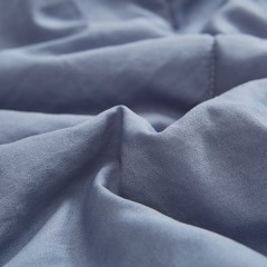 洁丽雅 纯色水洗棉夏被JLY-ZRJ（雾霾蓝）180*200cm 1150g