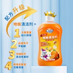 兔之力 地板清洁剂（橙子清香）1瓶*500ml 6942032914808