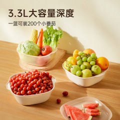 炊大皇 多功能洗菜沥水篮四件套SLF06 24cm 6921761882350