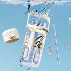 格沵可口可乐联名款律动水杯850ml GE-CK24SS-S65系列 漫暮黑/浮光白/可乐红/青樱粉可选（下单备注颜色）