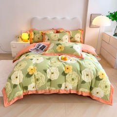 皮尔卡丹云梦-100%纯棉磨毛四件套PCAZ-075 被套200*230cm  6976308330474