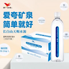 集采 统一  爱夸天然矿泉水570ML*15