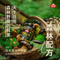 百山祖 三无牛肝菌山珍酱210G*2瓶 6927777524550