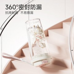 GERM格沵 铃兰系列闪耀水杯520ml GE-24SS-S68 绯红6976346471580 /芽绿6976346471597/茵紫6976346471603 下单备注颜色