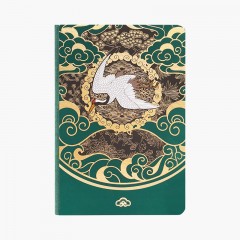 故宫博物院 故宫文创 瑞鹤笔记本  红色/绿色 6974880690252