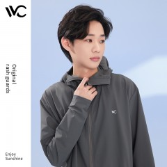 VVC 冰皮男士防晒衣 VBA3S168 深灰/浅灰 L/xl 可选下单备注颜色尺码