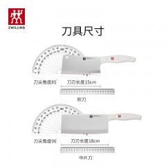 双立人（ZWILLING）刀具套装除菌刀架菜刀切肉刀水果刀剪刀菜板POLLUX珍珠白厨房刀具 除菌刀架 11件套及以上 1027670