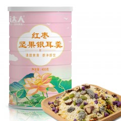 集采 袁师傅 奇亚籽坚果藕粉羹/红枣坚果银耳羹400g 20箱起发