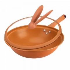 咕德沃克 陶土微压蒸炒锅32CM TTW32 6958605101704