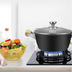 康宁EKCO极之铁汤锅+SN晶尊系列餐具豪华2件套EK-JZTTGAMD2DZX/KZ 6958608132903