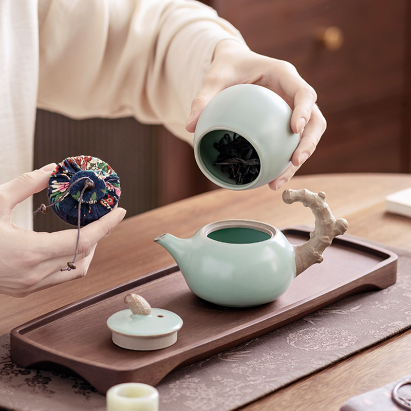 J-普区包邮-八方礼陶瓷茶具好事将发生茶具家用或商务送礼11头BFL2024-15 BFL2024-15