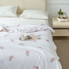 杉杉（FIRS) QFS-36257 花语蚕丝润养被 白色180x210cm 6970609705405
