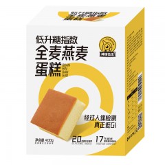 神探伍伍 低升糖指数全麦燕麦蛋糕400g/盒 6975016050490