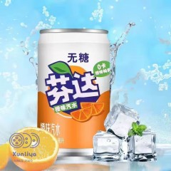 橙味芬达含糖200ML*12罐 FD200*12