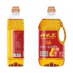 神农觅(SHENNONG SEEK)压榨一级花生油1.8L