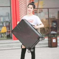 圣夫妮PVC小型复古旅行箱 18英寸SFN902-18 银/黑/红/玫瑰金/墨绿 6972773223976