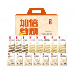 【陇间柒月】 加倍谷励礼盒1.1kg 三色糙米 50g*10、豆浆豆50g*10、杂粮粥100g*10（黑米麦仁粥*3、红米薏仁粥*3、糙米燕麦粥*2、燕麦小米粥*2） 6975316443480