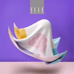 法国ELLE DECO绒毯-泡泡糖