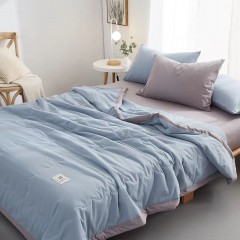 悠梦嘉居 YB-1510 A类全棉棉花夏被 150*200 宝石蓝（内蒙、新疆、西藏、青海、宁夏、甘肃运费另算）