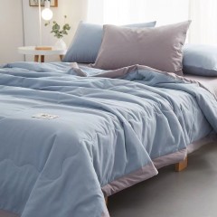 悠梦嘉居 YB-1511 A类全棉棉花夏被 200*230 宝石蓝（内蒙、新疆、西藏、青海、宁夏、甘肃运费另算）