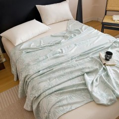 悠梦嘉居 YT-1571 沁雅竹纤维盖毯 200*230 竹韵清风（内蒙、新疆、西藏、青海、宁夏、甘肃运费另算）