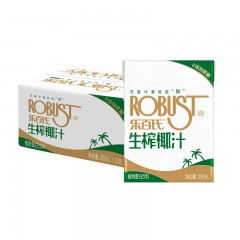 乐百氏0添加蔗糖生榨椰汁200ml*10盒/箱