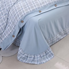 悠梦嘉居 YJ1560 凡品简约四件套 200x230 森蓝（内蒙、新疆、西藏、青海、宁夏、甘肃运费另算）