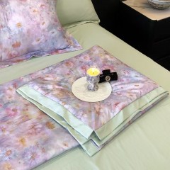 悠梦嘉居 YJ1561 雪纺纱夏被四件套 200x230 庄妍紫（内蒙、新疆、西藏、青海、宁夏、甘肃运费另算）