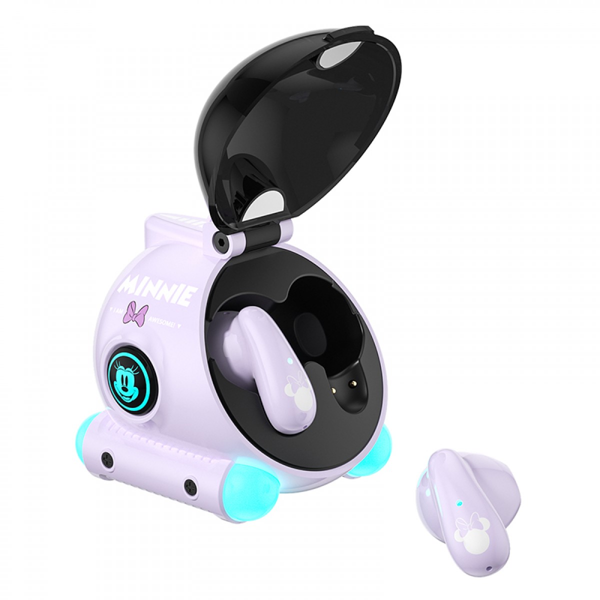 迪士尼 潮流潜艇蓝牙耳机YC-01 6975702460091 白色/紫色/玫红