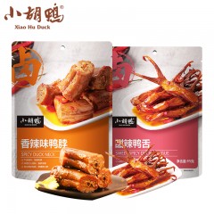 小胡鸭卤味休闲零食组合七 (鸭脖+鸭舌）