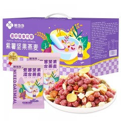 粮当当 紫薯坚果混合麦片礼盒840g  新疆西藏需另加运费