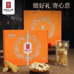 长白山人参   白参片礼盒装100g   6970044562205