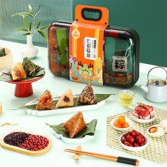 谛品居--七彩粽意ps透明粽子礼盒1320g   6971021824613