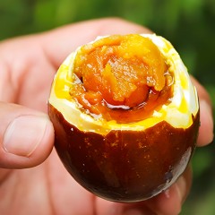 粮当当 咸鸭蛋烤鸭蛋 传统红泥腌制 即食流油咸蛋食品 烤鸭蛋礼盒20枚1200g