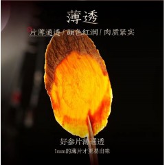 长白山人参   红参片精致礼盒100g   6970044562199