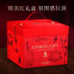 长白山人参   五福礼盒-西洋参片60g+鹿茸片25g+灵芝片15g+枸杞50g+铁皮石斛50g   6970044564391
