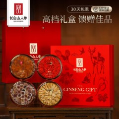 长白山人参   四禧礼盒红参片 红参片30g   6970044564414