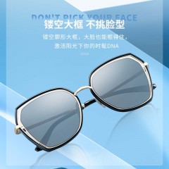 海俪恩 偏光太阳镜女新品墨镜大脸显瘦网红专用驾驶镜N6621N16P