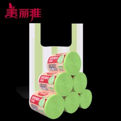 美丽雅 双色背心垃圾袋(大卷装110只) 6923074069138 偏远加运费