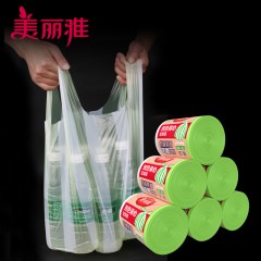 美丽雅 双色背心垃圾袋(大卷装110只) 6923074069138 偏远加运费