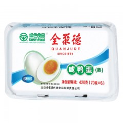 全聚德 咸鸭蛋70g*18枚真空新鲜节日礼盒QF001款1260g（食品类）